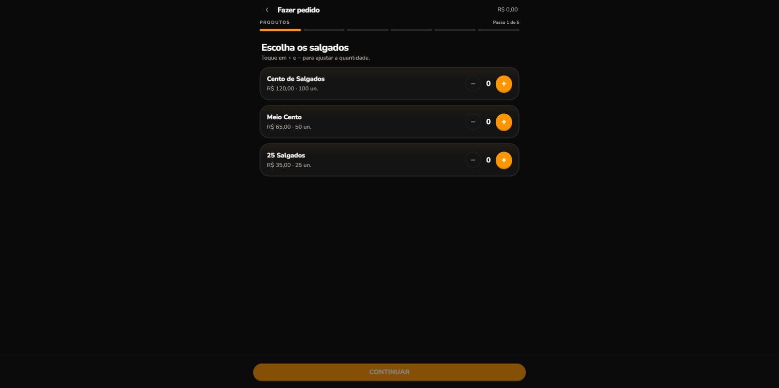 Prévia do projeto Flow Pedidos